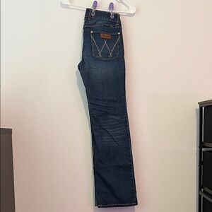 Wrangler Dark Blue Straight Jeans